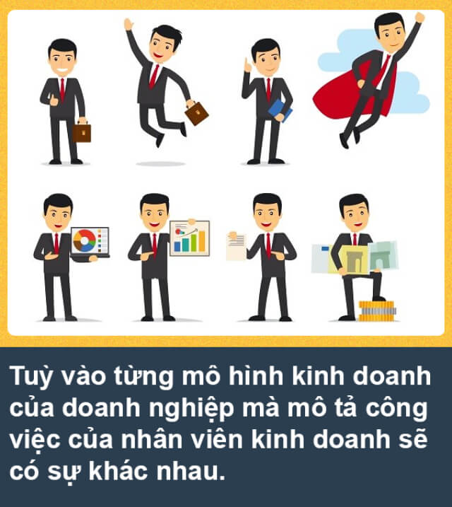 công việc của nhân viên kinh doanh